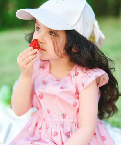日本童裝 aF#a325 接觸冷感 全印花連身裙 90-140cm 女童款 夏季 DRESSES