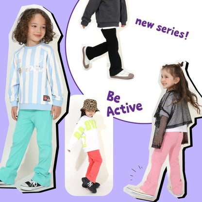 Japanese children's clothing BDL stretch flared trousers 80-150cm girls spring and summer PANTS BDL all-match style 