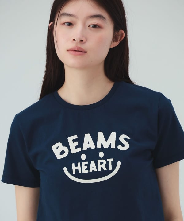 日本童裝 BE#AMS HEART 微笑LOGO上衣 M-L 親子裝 大人款 夏季 TOPS