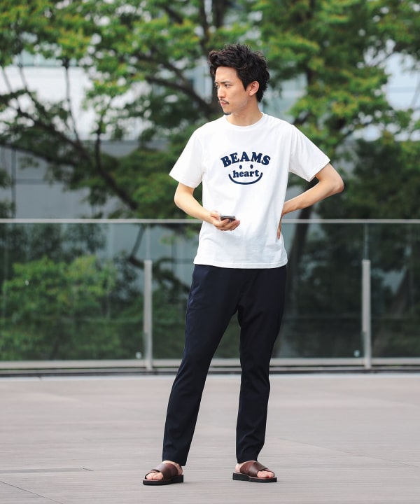 日本童裝 BE#AMS HEART 微笑LOGO上衣 S-XL 親子裝 大人款 夏季 TOPS