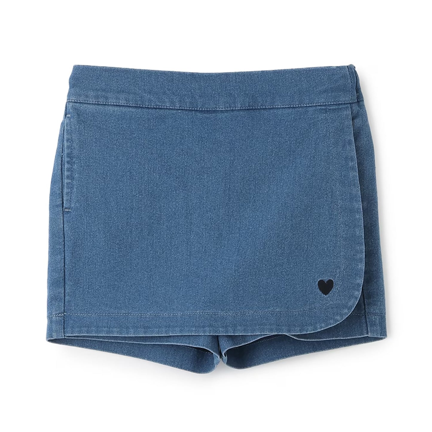 日本童裝 pe#main 心形刺繡裙褲 80-130cm 男童款 夏季 PANTS