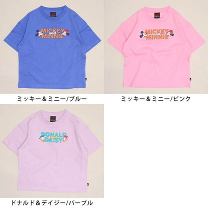 Japanese BDL x Disney parent-child print tops (80-150cm) for boys and girls (summer TOPS) 