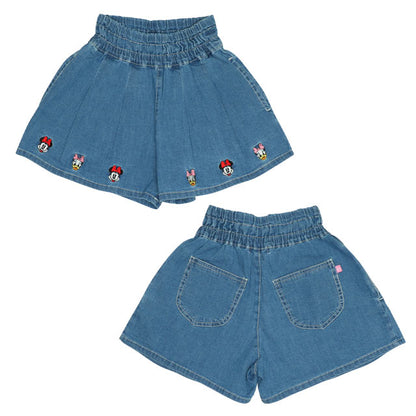 Japanese BDL x Disney Denim Culottes 80-130cm Girls Spring/Summer PANTS 