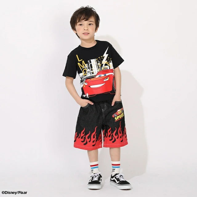 日本童裝 BDL x Disney Cars牛仔七分褲 90-130cm 男童款 夏季 PANTS