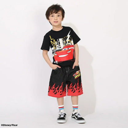 日本童裝 BDL x Disney Cars牛仔七分褲 90-130cm 男童款 夏季 PANTS