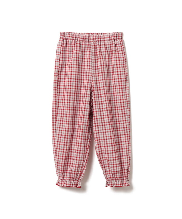 日本童裝 BE#AMS mini 格紋長褲 90-130cm 女童款 夏季 PANTS