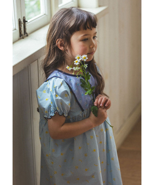 日本童裝 BE#AMS mini 民族風印花連身裙 90-140cm 女童款 夏季 DRESSES