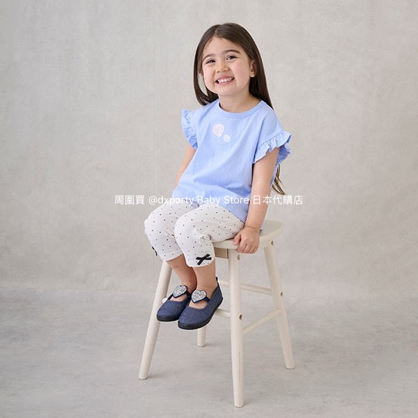 日本童裝 pe#main 七分長緊身褲 80-130cm 女童款 夏季 PANTS