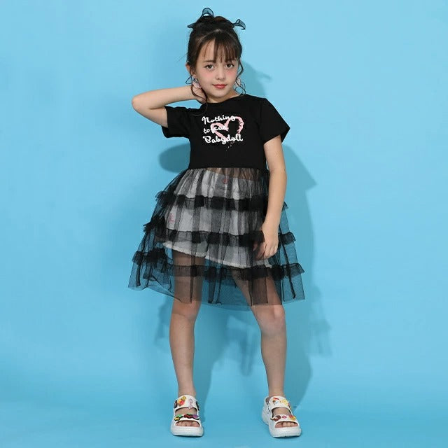 Japanese BDL x Disney parent-child print tops (80-150cm) for boys and girls (summer TOPS) 