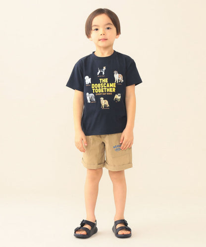 日本童裝 BE#AMS mini 狗狗猫咪印花上衣 90-140cm 男童款/女童款 夏季 TOPS