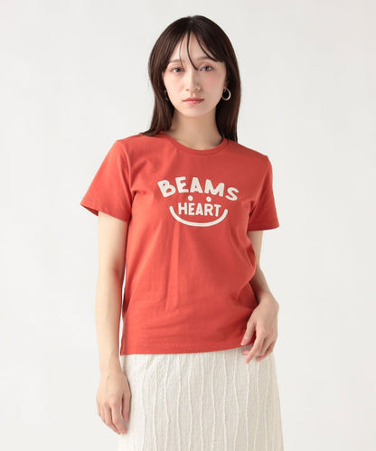 日本童裝 BE#AMS HEART 微笑LOGO上衣 M-L 親子裝 大人款 夏季 TOPS