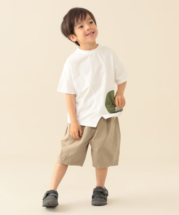 日本童裝 BE#AMS mini 吸水速乾 不規則上衣 90-150cm 男童款 夏季 TOPS