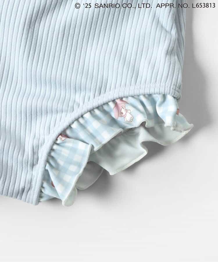 日本直送 Ampersand x Sanrio 防UV 泳衣兩件套裝 90-140cm 女童款 夏日玩水泳衣特輯