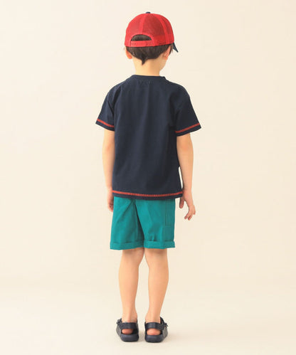 日本童裝 BE#AMS mini 微笑LOGO上衣 90-130cm 親子裝 男童款/女童款 夏季 TOPS