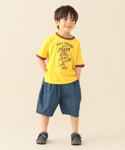 日本童裝 BE#AMS mini 防UV 吸水速乾 圓領印花上衣 90-130cm 男童款/女童款 夏季 TOPS