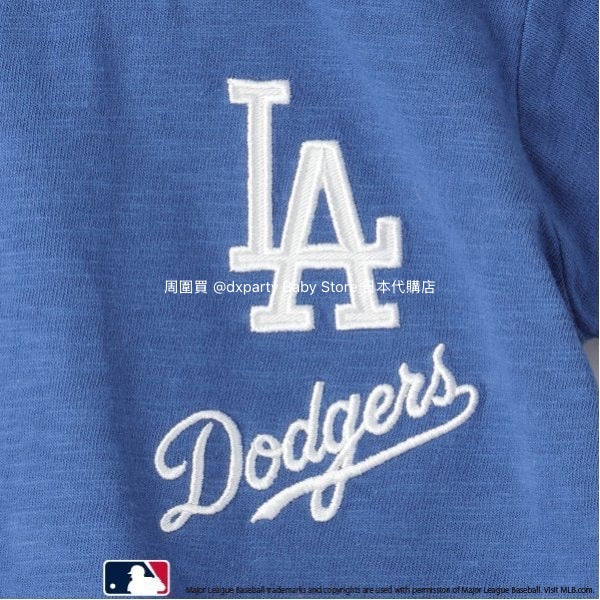 日本童裝 pe#main x MLB 兩件套裝 70-80cm 男童款/女童款 初生嬰兒 夏季 TOPS PANTS