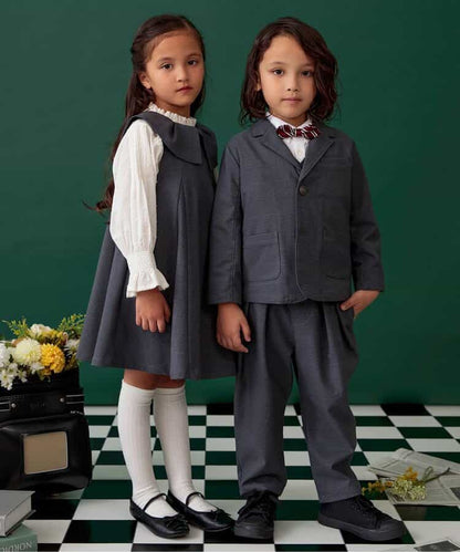 Japanese children's clothing BREEZE shirt 90-130cm boys' spring TOPS interview/banquet/performance 