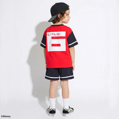 Japanese BDL x Disney parent-child print tops (80-150cm) for boys and girls (summer TOPS) 