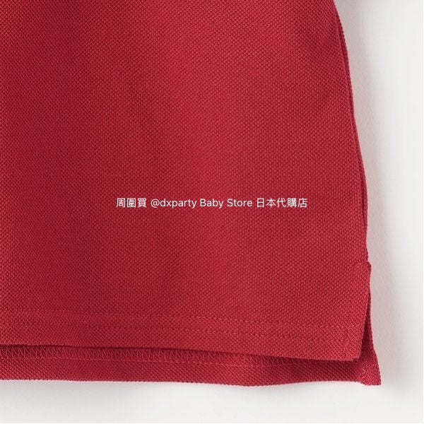 Japanese children's clothing pe#main x MLB logo embroidered polo top 80-130cm boys' summer TOPS 