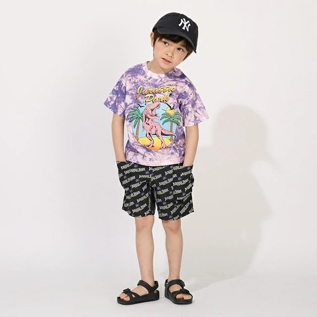 Japanese BDL x Disney parent-child print tops (80-150cm) for boys and girls (summer TOPS) 