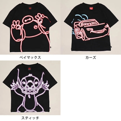 日本童裝 BDL x Disney 親子裝 夜光 印花上衣 80-150cm 男童款/女童款 夏季 TOPS