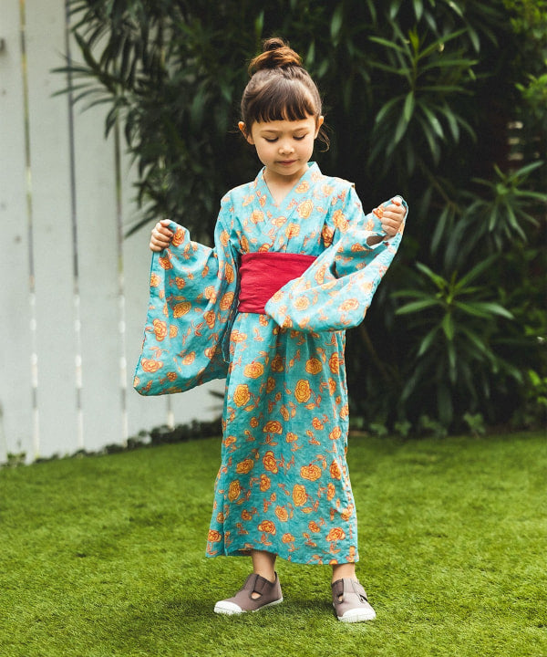 日本童裝 BE#AMS mini 日本浴衣 日本和服 90-140cm 女童款 夏季 DRESSES 日本夏祭慶典特輯