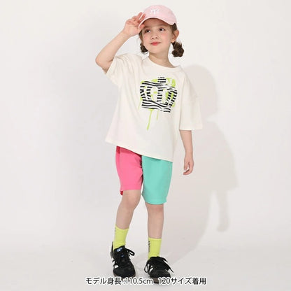Japanese BDL x Disney parent-child print tops (80-150cm) for boys and girls (summer TOPS) 