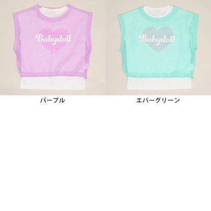 Japanese BDL x Disney parent-child print tops (80-150cm) for boys and girls (summer TOPS) 