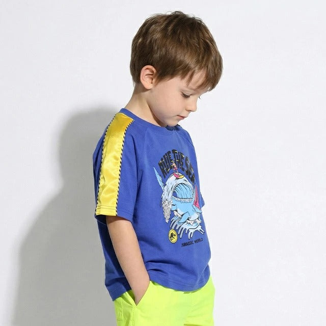 Japanese BDL x Disney parent-child print tops (80-150cm) for boys and girls (summer TOPS) 
