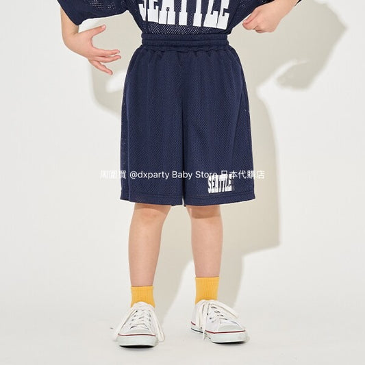 Japanese children's clothing b・R# mesh sports shorts 100-150cm boys/girls summer PANTS 