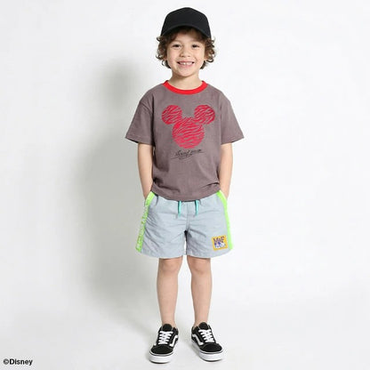Japanese BDL x Disney parent-child print tops (80-150cm) for boys and girls (summer TOPS) 