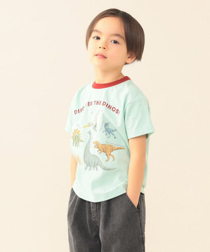 日本童裝 BE#AMS mini 恐龍印花上衣 90-130cm 男童款 夏季 TOPS