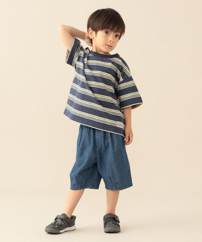 日本童裝 BE#AMS mini 條紋上衣 90-150cm 男童款 夏季 TOPS
