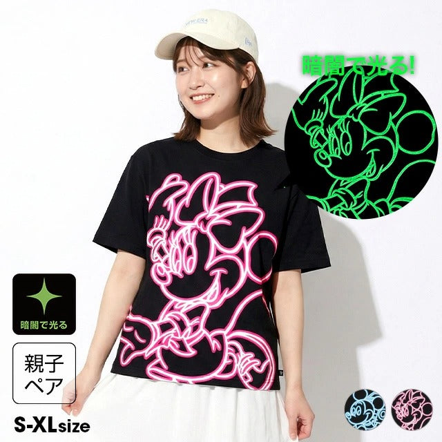 Japanese BDL x Disney parent-child print tops (80-150cm) for boys and girls (summer TOPS) 
