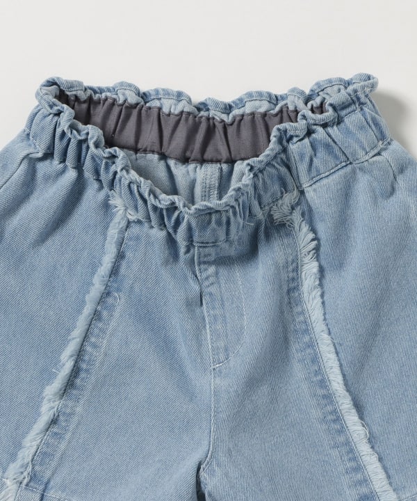 日本童裝 BE#AMS mini 流蘇牛仔短褲 90-150cm 女童款 夏季 PANTS