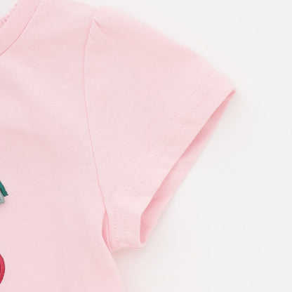 日本童裝 pe#main 貼花圖案上衣 80-130cm 女童款 夏季 TOPS