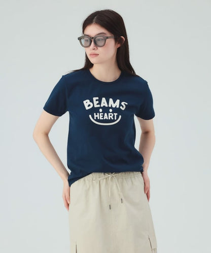 日本童裝 BE#AMS HEART 微笑LOGO上衣 M-L 親子裝 大人款 夏季 TOPS