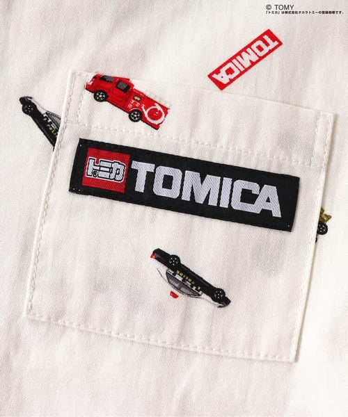 日本童裝 apres les cours × TOMICA 襯衫 80-130cm 男童款 春季 TOPS