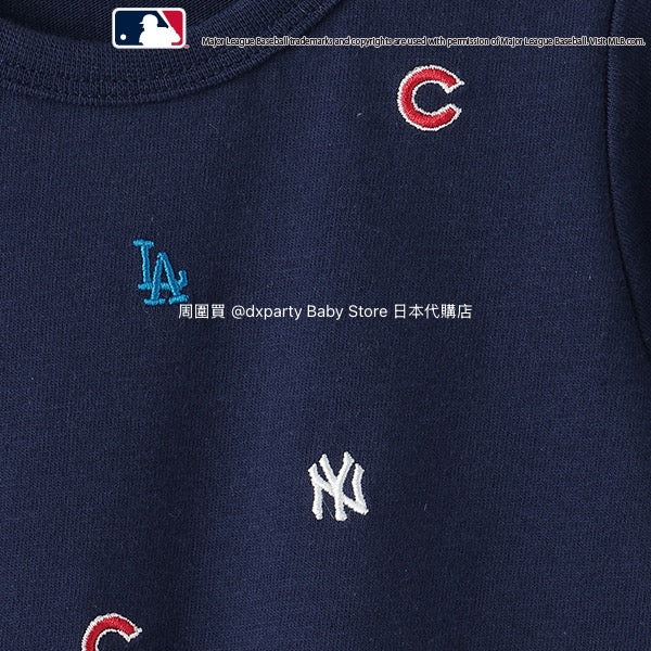 日本童裝 pe#main x MLB 2Way 連衣 50-70cm 男童款/女童款 初生嬰兒 夏季 Jumpsuit