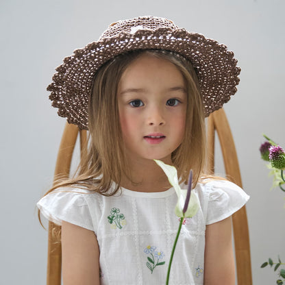 日本童裝 pe#main 達尼卡爾刺繡兩件套裝 80-130cm 女童款 夏季 TOPS PANTS