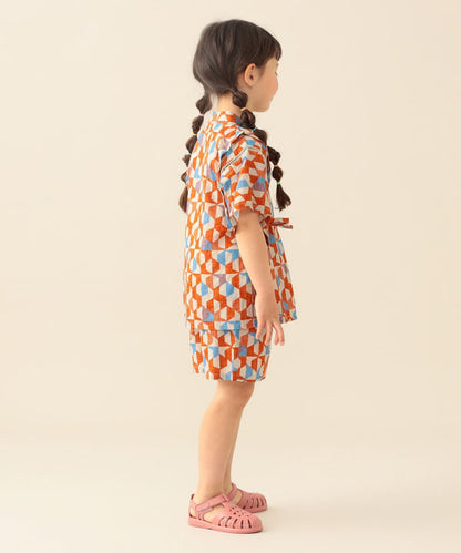 日本童裝 BE#AMS mini 日本甚平 日本和服 90-140cm 男童款/女童款 夏季 TOPS PANTS 日本夏祭慶典特輯