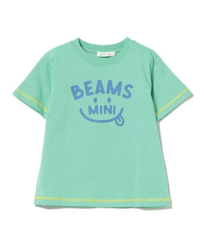 日本童裝 BE#AMS mini 微笑LOGO上衣 90-130cm 親子裝 男童款/女童款 夏季 TOPS