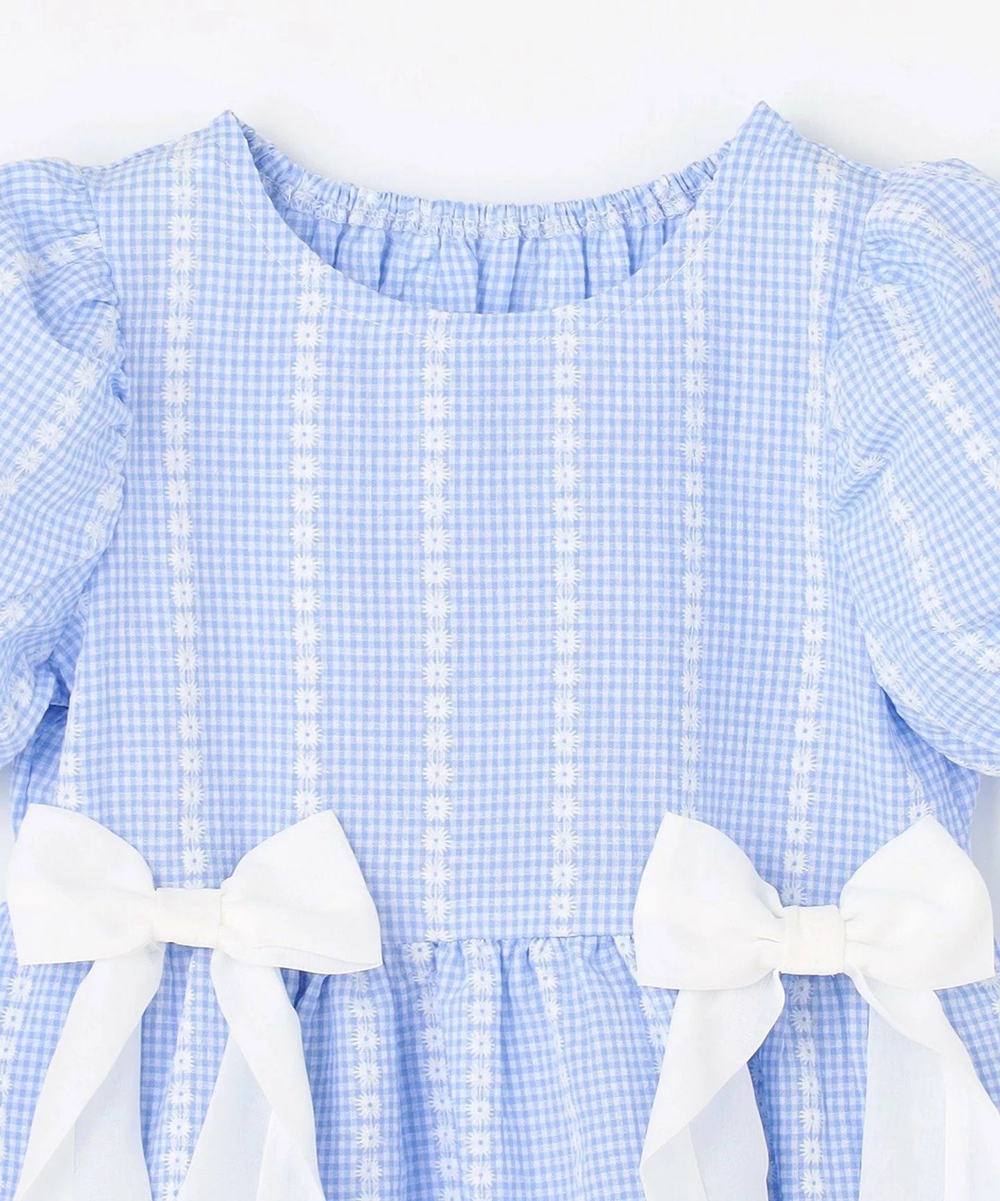 日本童裝 aF#a325 蝴蝶結連身裙 100-150cm 女童款 夏季 DRESSES 面試/宴會/表演
