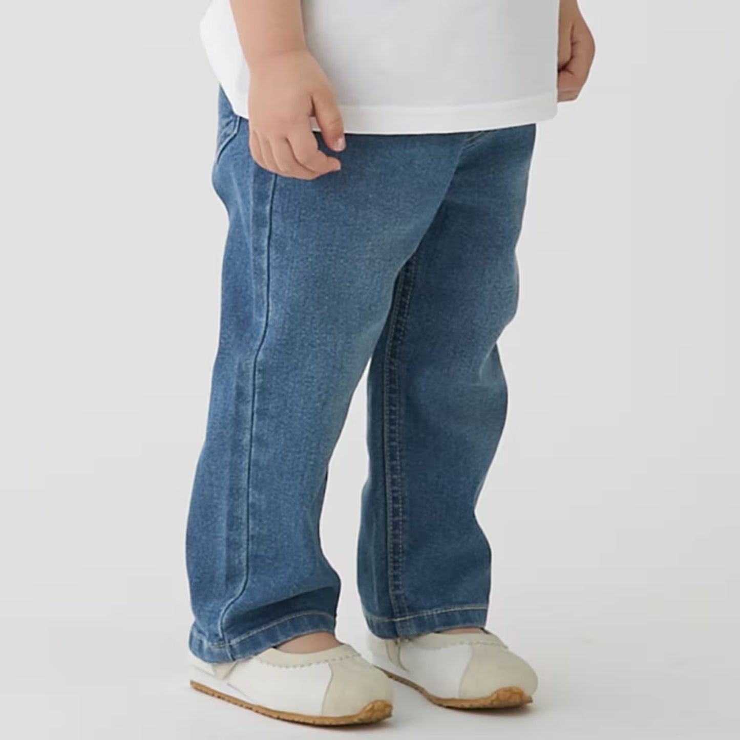 日本童裝 pe#main 蕾絲口袋牛仔長褲 80-130cm 女童款 夏季 PANTS