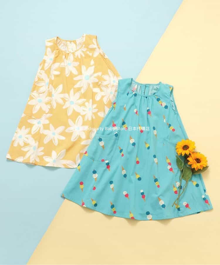 Japanese BREEZE Summer Dresses for Girls (80-140cm) 