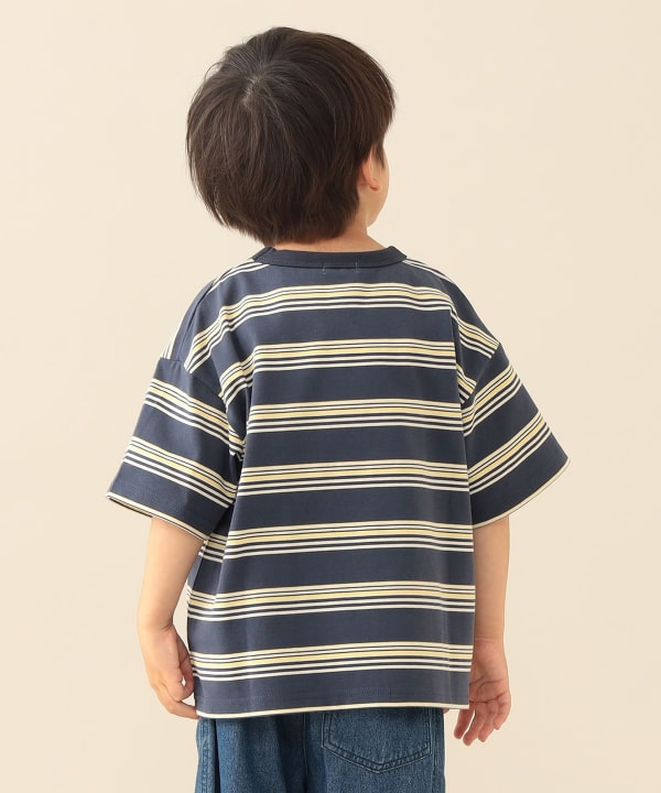日本童裝 BE#AMS mini 條紋上衣 90-150cm 男童款 夏季 TOPS