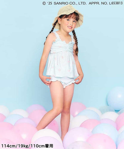 日本直送 Ampersand x Sanrio 防UV 泳衣兩件套裝 90-140cm 女童款 夏日玩水泳衣特輯