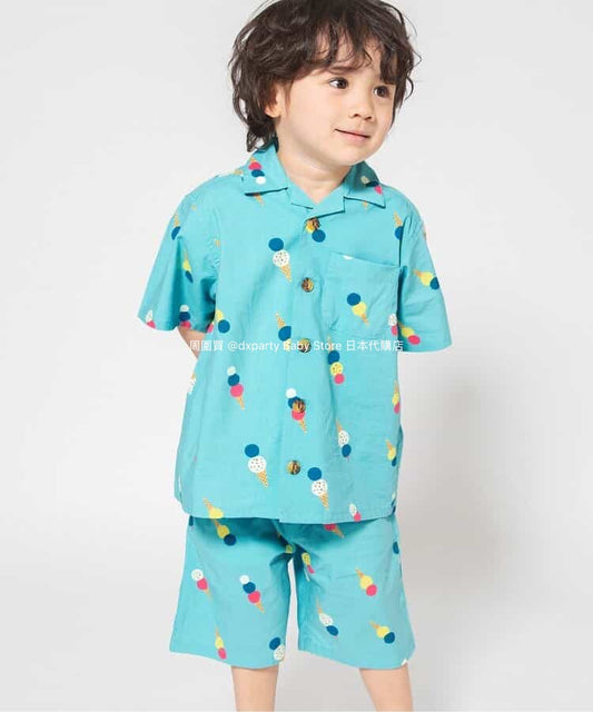 BREEZE Summer Shirt Two-Piece Set (80-140cm) for Boys (Summer TOPS PANTS) 