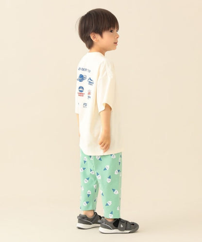 日本童裝 BE#AMS mini  休閒每日七分褲 70-120cm 男童款/女童款 夏季 PANTS