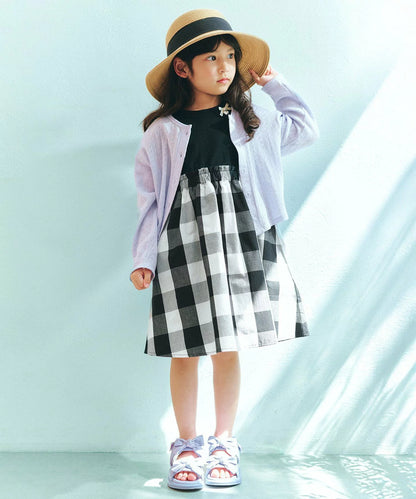 日本童裝 aF#a325 接觸冷感 薄外套 90-150cm 女童款 夏季 OUTERWEAR